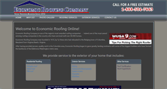 Desktop Screenshot of economicroofing.com